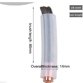 Karbonski čopič za čiščenje varov na inox ali aluminiju M8